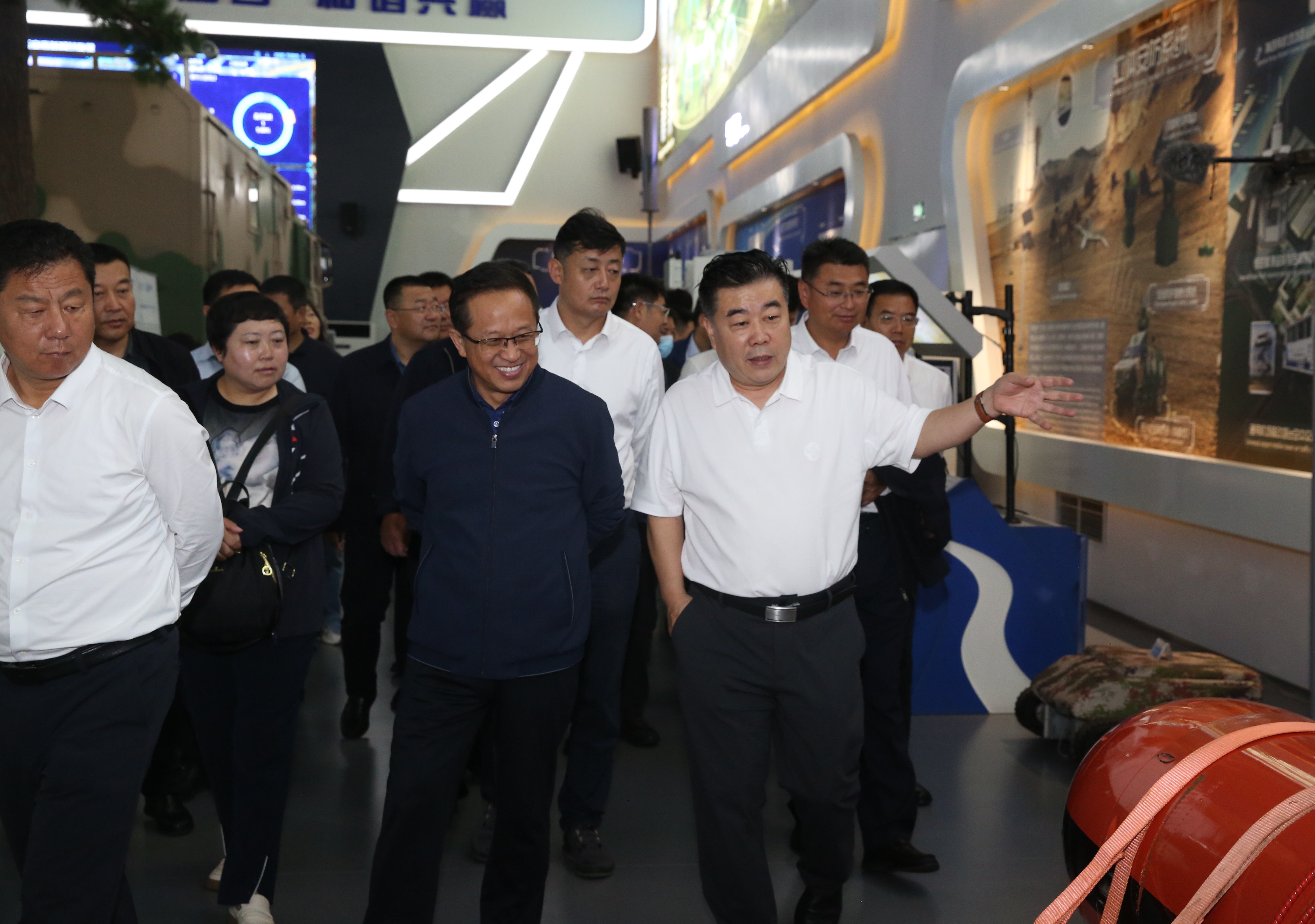 榆林市榆陽區黨政代表團來我司考察調研
